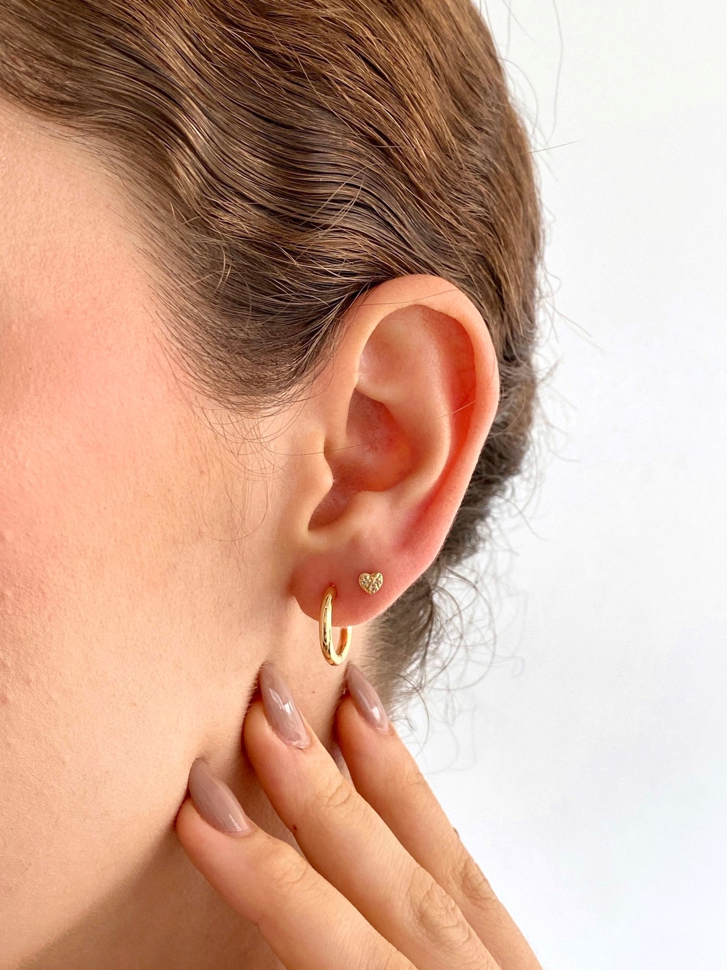 Mini topos corazón + piedras