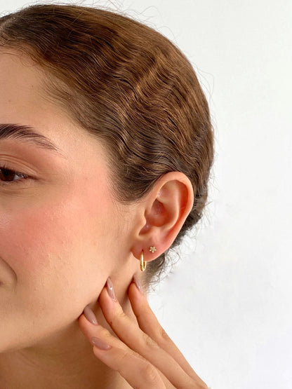 Mini topos flor + piedra