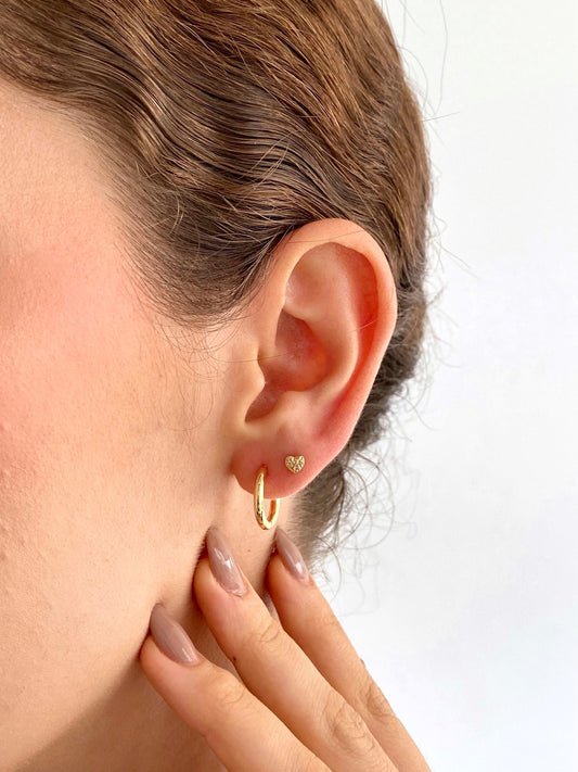 Mini topos corazón + piedras