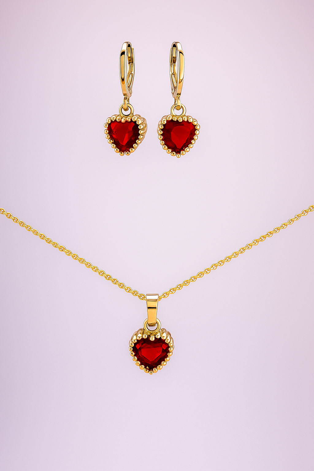 Set Corazón Velvet
