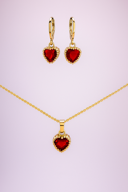 Set Corazón Velvet
