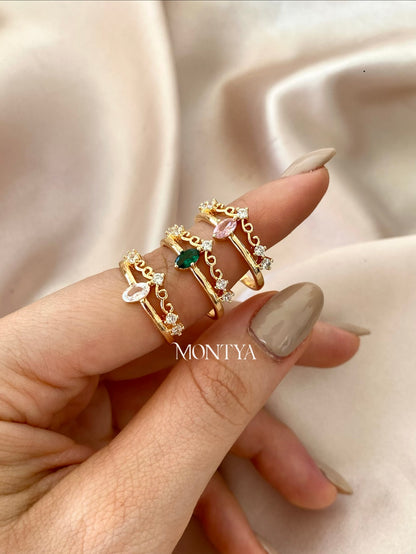 Anillos Constelación Set x3